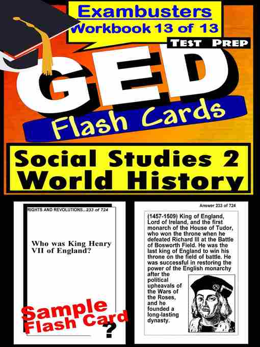 Title details for GED Test Social Studies 2: World History—Exambusters Flashcards—Workbook 13 of 13 by GED Exambusters - Available